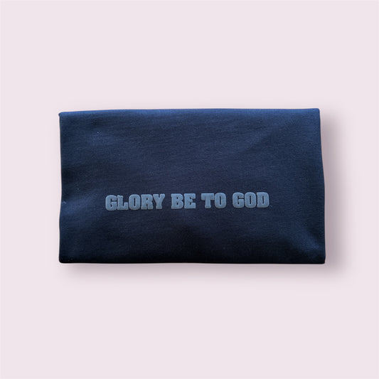 Black "Glory Be To GOD" T-Shirt